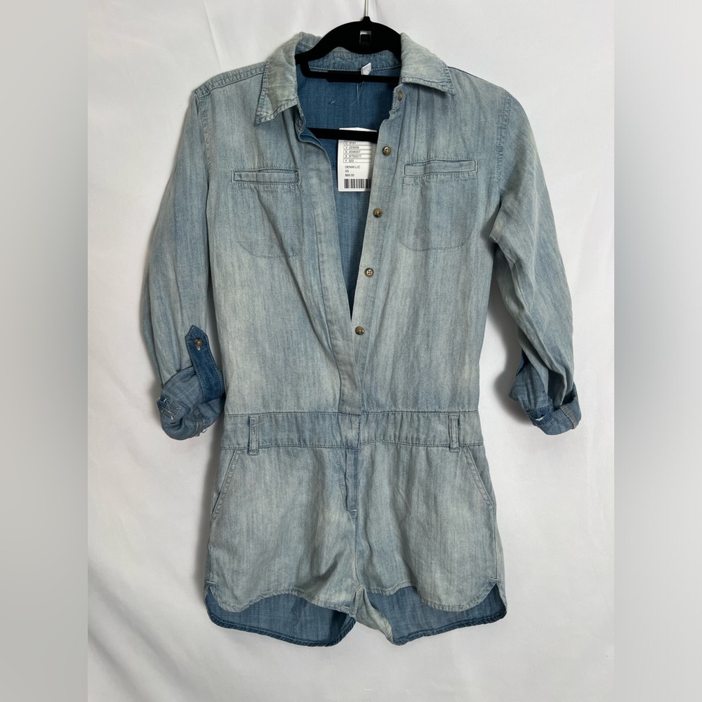 Urban outfitters denim romper jumpsuit